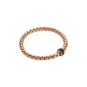 18k Rose Gold Black Diamond Bracelet