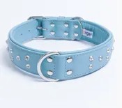 Angel Pet Rhinestone Bling Collar Baby Blue