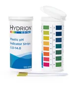 Hydrion (9800) Spectral 0-14 Plastic pH Strip