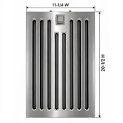 BAFFLE FILTER PX06-ISLAND SET OF 2 PCS