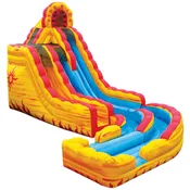 20’ Fire N’ Ice 2 Lane Water Slide