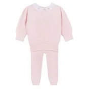 2PC KNIT W/EMB