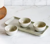 3 Bowl Tray Set
