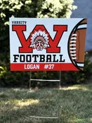 wayne football sign player name — Progressive Printers Inc.