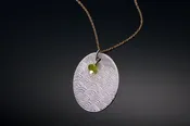 Engraved Disc Necklace