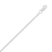 040 Square Snake Chain Necklace (1.3mm)