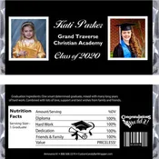 2 Photos Graduation Chocolate Bar Wrappers