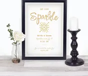 Whimsical Sparkler Send Off Display Sign