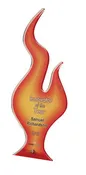 Acrylic Pin Stand Flame