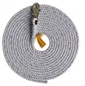 3M™ DBI-SALA® Rope Lifeline with Snap Hook, 50FT
