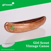 Girl Scout Vintage Canoe