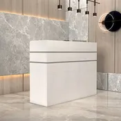 3-Drawer Reception Desk Reception Table Computer Writing Desk Working