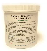 Almond &amp;amp;   Silica  Organic 2 In 1 Mask / Scrub