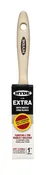 1" Straight Brush, White bristle, Beavertail