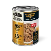 Acana Grain Free Dog Can Food Premium Chunks Poultry Recipe