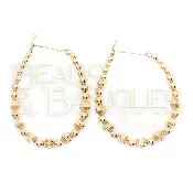 All Gold Corrugated Ball Hoops