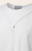Asymmetric Cotton|T-Shirt