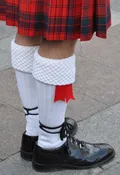 Authentic Solid Colored Kilt Flashes