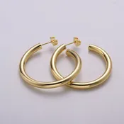 24k Gold-Filled Hoop Earrings
