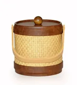 Mr. Ice Bucket Samoa Wheat Wicker 3 qt. Ice Bucket