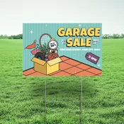 12″ x 18″ Yard Signs with H Stakes