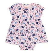 Blossoms Organic Cotton Romper Dress
