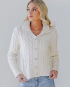 Cable Collar Cardi