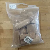 12 piece natural wood blocks - new