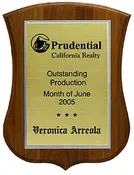 10" x 12.5" Walnut Plaque with Curves