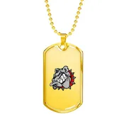 Bulldog Dog Tag