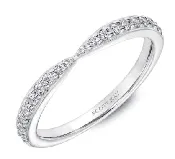 14K “Embrace” Diamond Tapered Band