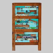 3 drawer chest w finger patchwork #5