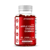 Apple Cider Vinegar Gummies 1000mg, 60 Vegan Gummies
