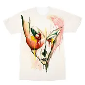 ABHORA ILLUSTRATED ﻿ALL OVER PRINT T-SHIRT