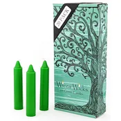 Wicca Wicks - 20 Green Candles