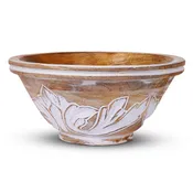 Baspa Valley Mango Wood Bowl – Antique White