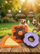 Donut-Shaped Nylon Dog Chew Toy