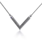 12 Zodiac Symbols Genuine Sterling Silver Necklace With Round Birthstone Of Your Choice