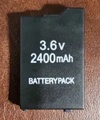 2400mAh Rechargeable Battery For PSP 2000