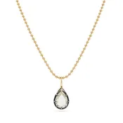 2.02 Carat Pear-Shaped Rose Cut Diamond Pendant Necklace from Bespoke by Platt