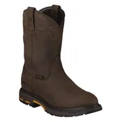 Ariat Men’s 10” Workhog Pull-On H2O – Round Non-Safety Toe