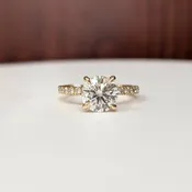 1.93 CT. Lab Created Diamond Engagement Ring in 14k Gold