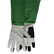 240 Women’s Premium Goatskin Rose Gloves – Canvas Gauntlet, Reinforced Palm (S–L)