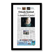 A champion of justice 9/19/20 Page Print