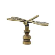 Antique Brass Dragonfly Finial