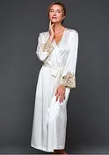 Moonlight Serenade Silk Long Robe