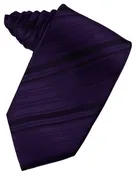 Amethyst Striped Self-Tie Long Tie