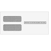 1099 Double Window Envelopes for 1099 Forms With 3 Forms Per Page