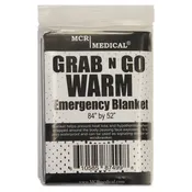 Case of 200 Emergency Blanket, Silver, 52x84