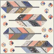 Be As A Feather Quilt Pattern - PDF